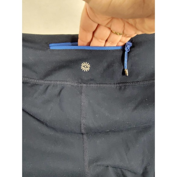 NWOT Tangerine Navy Blue Capri Athletic wear Sz M - Picture 4 of 8